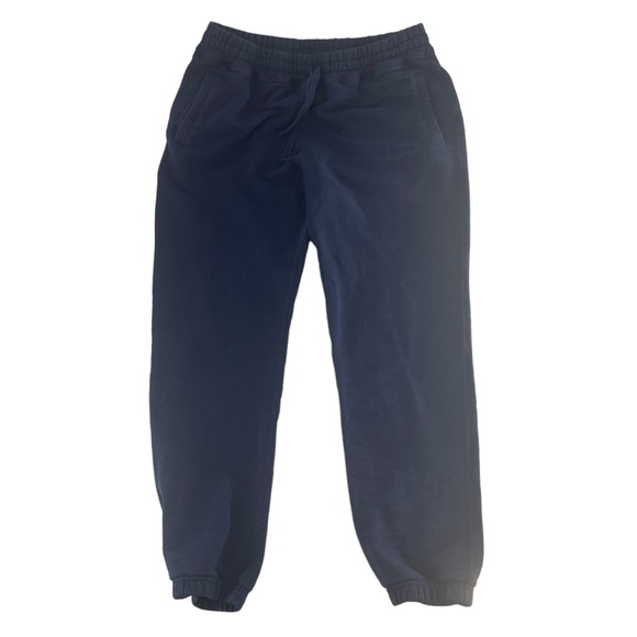 Aime Leon Dore Other - Aime Leon Dore Sweatpants Mens 2XL Navy Blue Heavyweight Fleece Cuffed Joggers